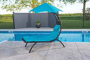 Patio Lounge Chair with Cushion, , rollover