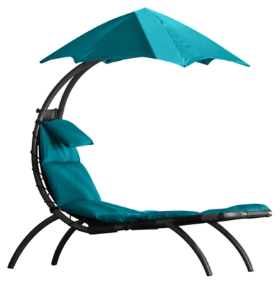 Patio Lounge Chair with Cushion, , large