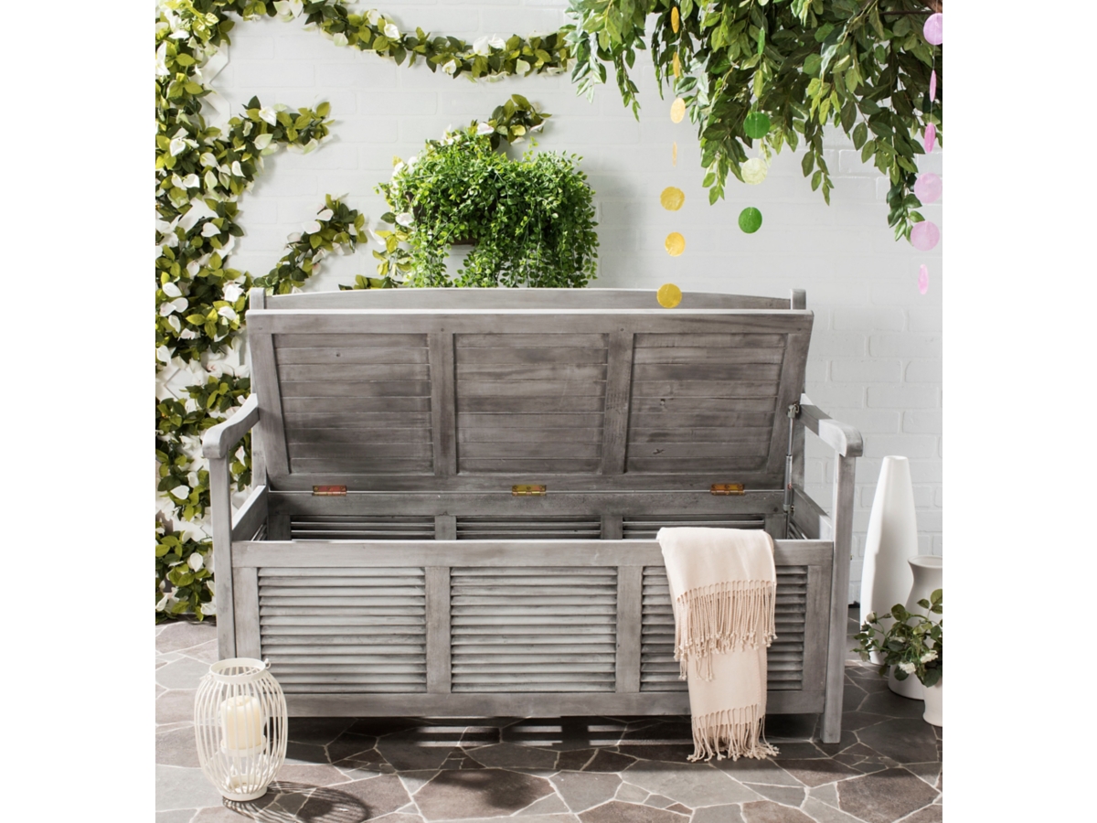 Brisbane Outdoor Storage Bench | Ashley