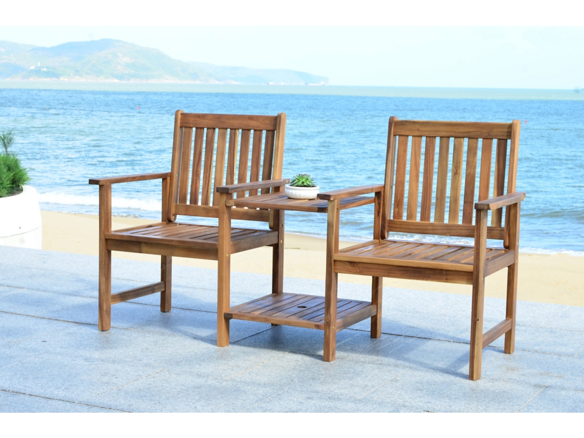 Halsted Twin Seat Outdoor Bench Ashley