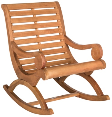 large wooden rocking chair