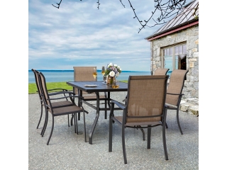 Nuu Garden Outdoor Dining Table and 6 Chairs