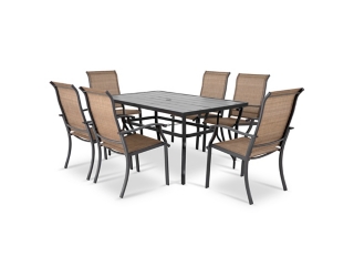 Nuu Garden Outdoor Dining Table and 6 Chairs