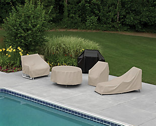 Patio Oversized Wicker Chair Cover, , rollover