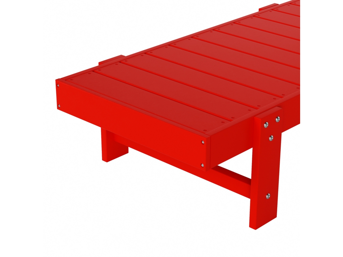Red chaise lounge ashley furniture hotsell