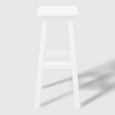 Side view of stool