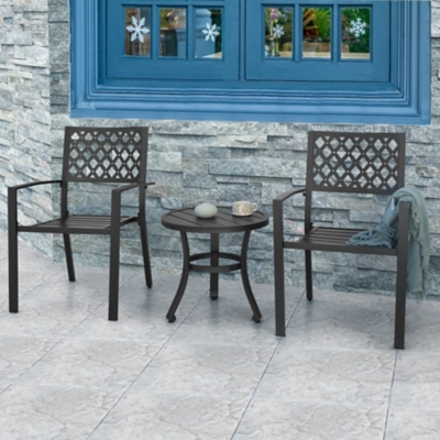 Nuu Garden Outdoor Bistro Table and 2 Chairs, , rollover