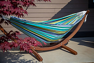 Patio Hammock with Stand, Cayo Reef, rollover