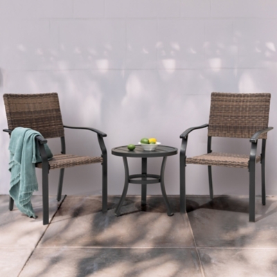 Nuu Garden Outdoor Bistro Table and 2 Chairs, , rollover