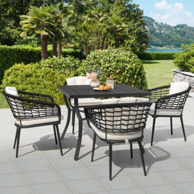 Nuu Garden Outdoor Dining Table with 4 Chairs, , rollover