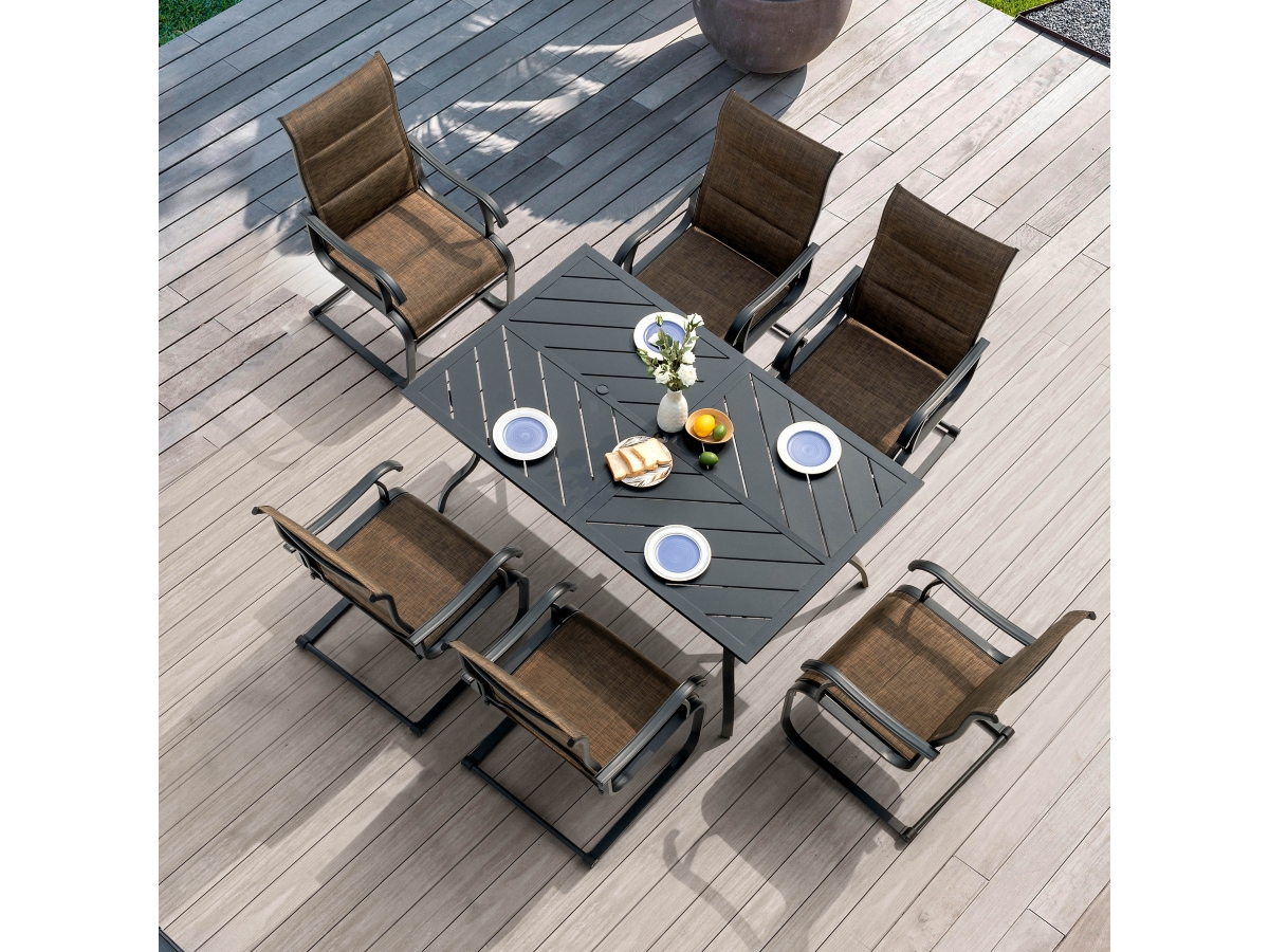 Nuu Garden Aether Outdoor Dining Table and Chairs Ashley