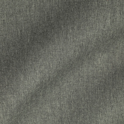 Close-up of textured dark gray upholstery fabric.