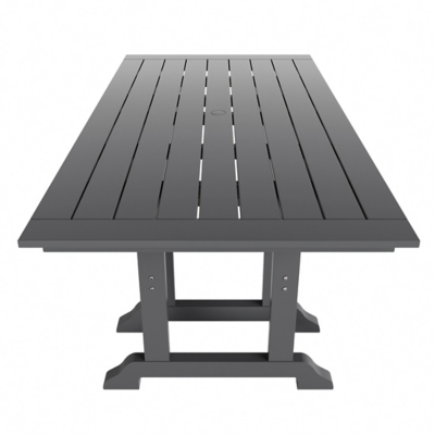 Table top close-up with slats