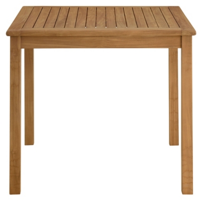 Modway Vienna Outdoor Dining Set With 2 Armchairs, Natural, large