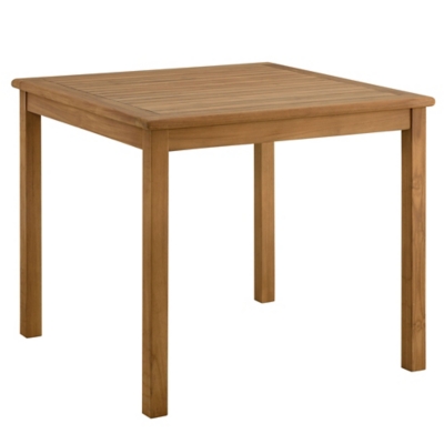 Modway Vienna Outdoor Dining Set With 2 Armchairs, Natural, large
