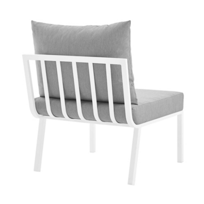 Modway Riverside Outdoor Sofa with Armchair and Coffee Table, , large