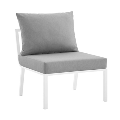 Modway Riverside Outdoor Sofa with Armchair and Coffee Table, , large