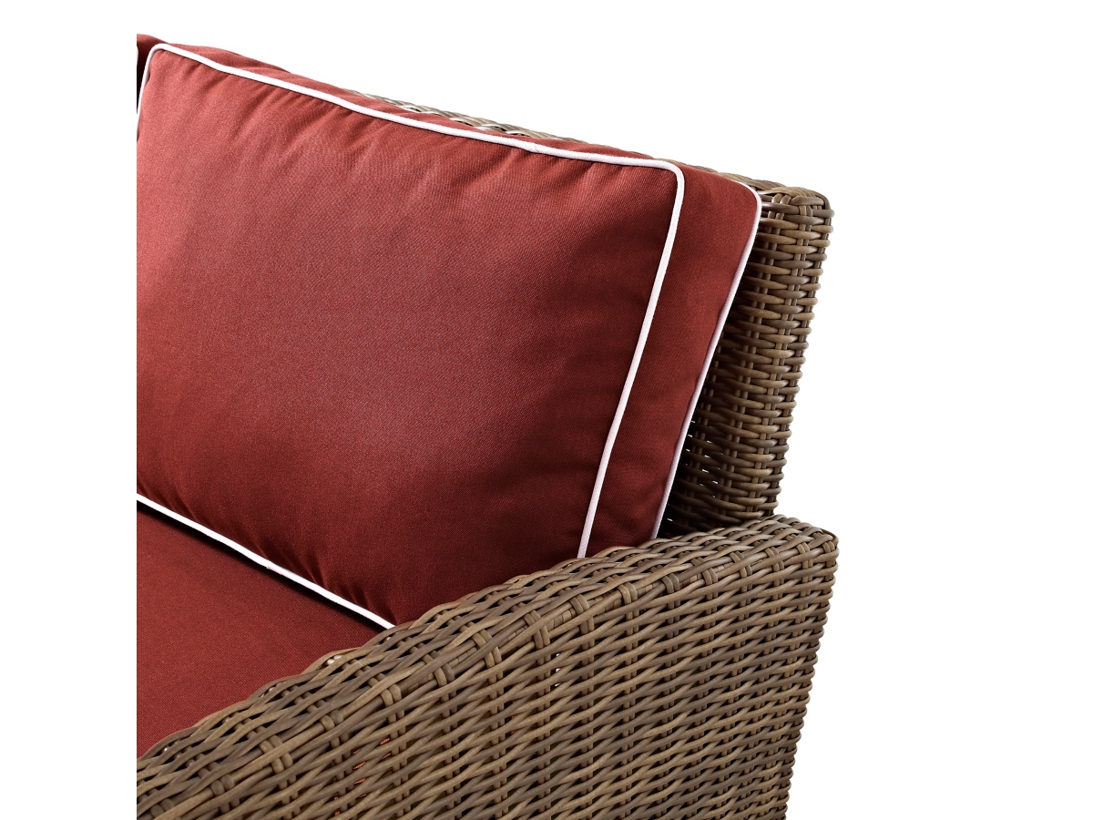 Bradenton 5-Piece Outdoor Conversation Set with Fire Pit Table