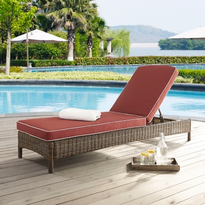 Bradenton Outdoor Chaise Lounge with Cushion Ashley