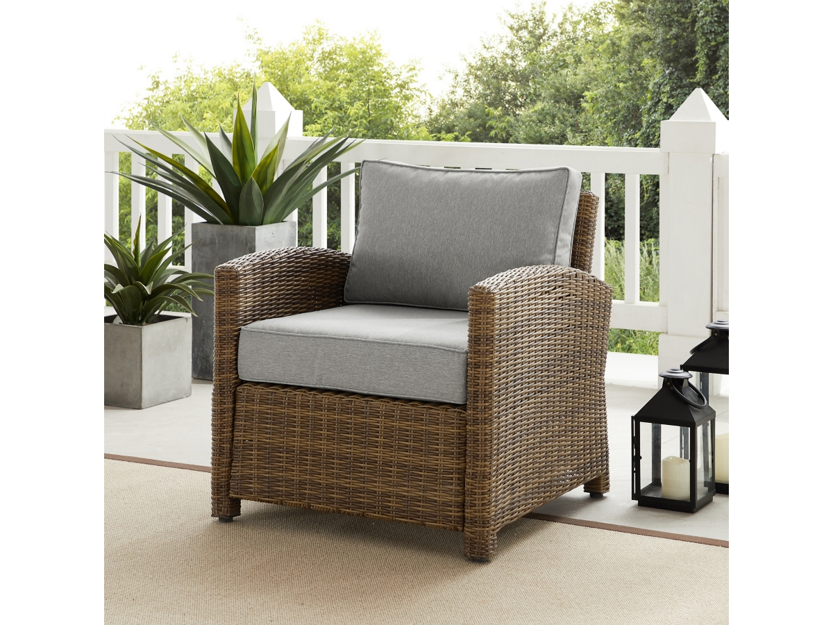 Large wicker armchair discount
