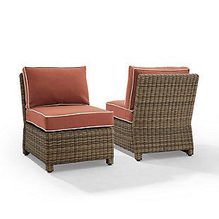 Bradenton 2Pc Outdoor Wicker Chair Set, Sangria, large