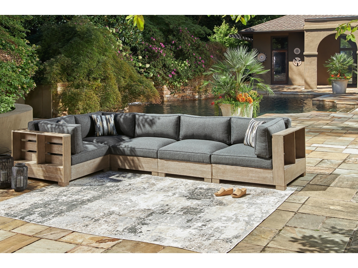 Citrine Park 5 Piece Outdoor Sectional Ashley