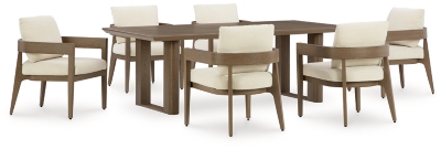 Serene Bay Outdoor Dining Table and 6 Chairs, , large