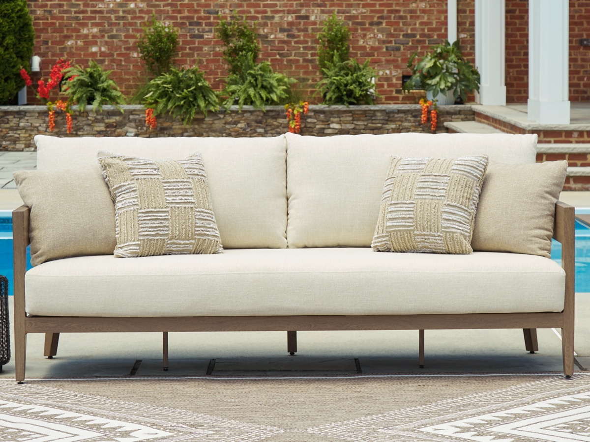 Ashley sofa with cushion discount