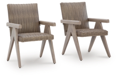 Carisbo Outdoor Arm Chair (Set of 2), , large