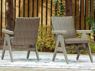 Carisbo Outdoor Rocking Arm Chair (Set of 2), , rollover