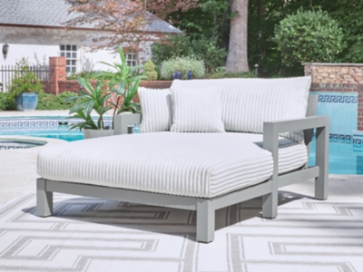 Moonlight View Outdoor Chaise Lounge with Cushion, , rollover