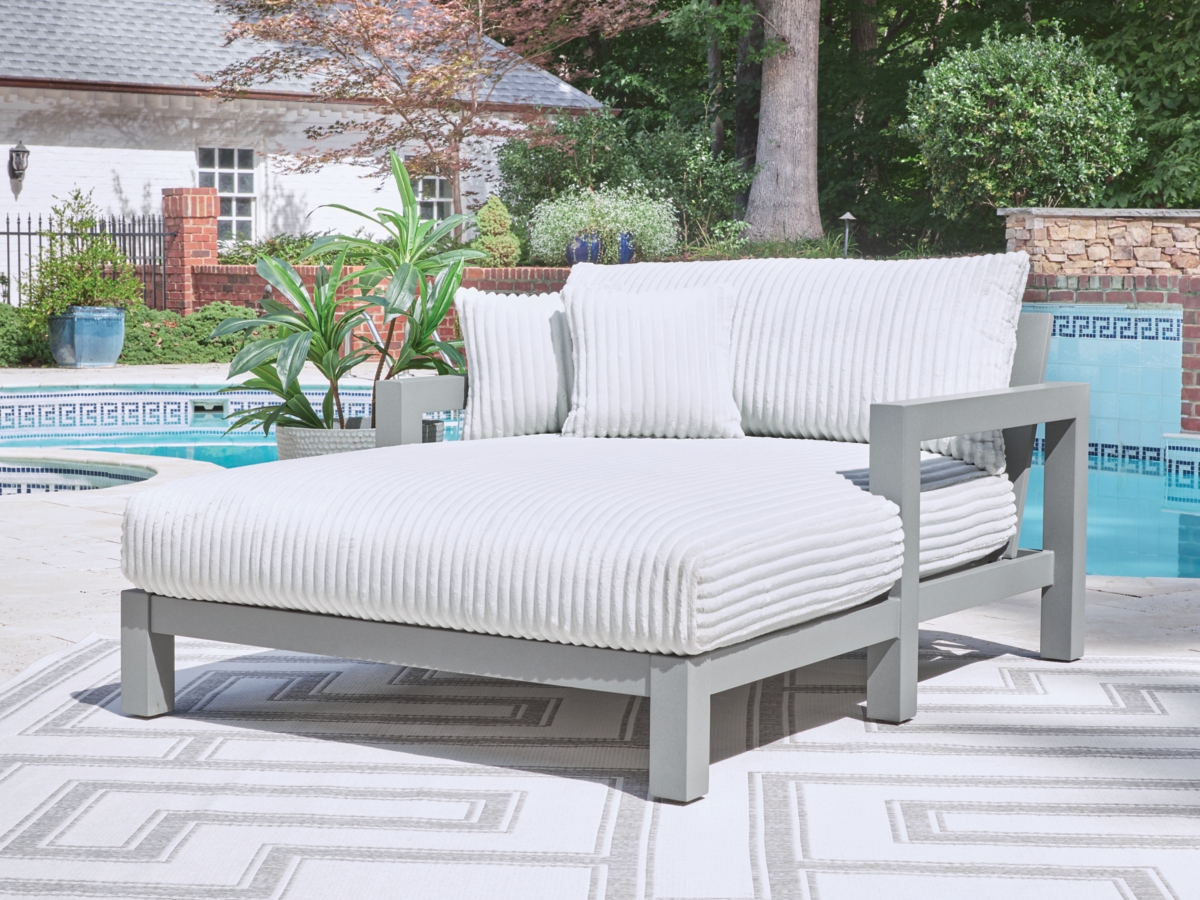 Moonlight View Outdoor Chaise Lounge with Cushion Ashley