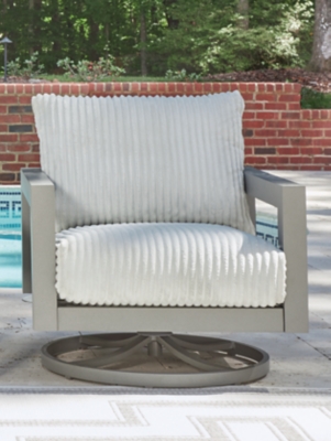 Moonlight View Outdoor Swivel Chair with Cushion, , rollover