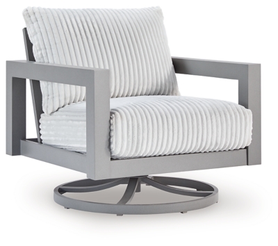 Moonlight View Outdoor Swivel Chair with Cushion, , large
