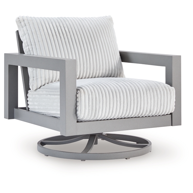 Moonlight View Outdoor Swivel Chair with Cushion
