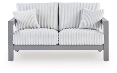 Moonlight View Outdoor Loveseat with Cushion, , large