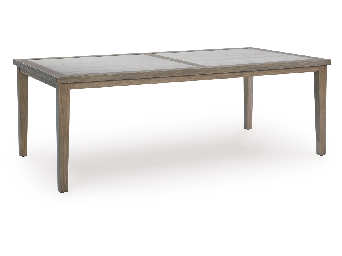 Rainier Ranch Outdoor Dining Table - Brown/Beige