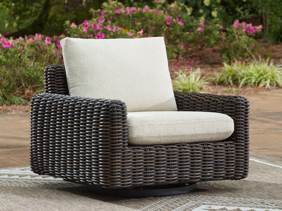 Kimora Outdoor Swivel Lounge Chair | Ashley