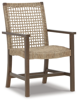 Germalia Outdoor Dining Arm Chair (Set of 2), , large
