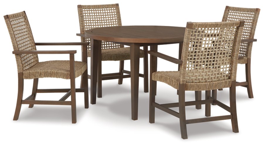 Germalia Outdoor Dining Table and 4 Chairs - image 1