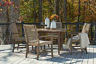 Germalia Outdoor Dining Table and 4 Chairs, , rollover