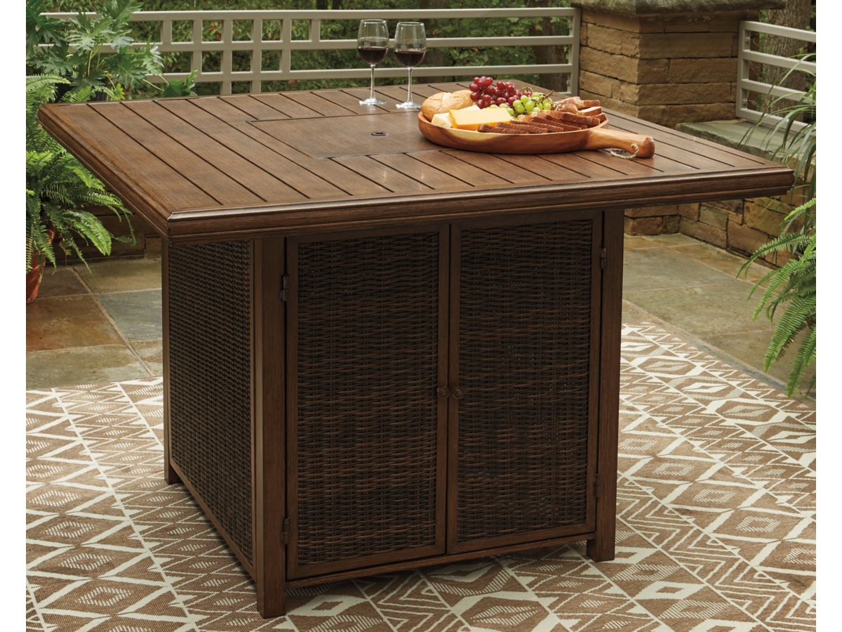 Ashley paradise trail fire pit new arrivals