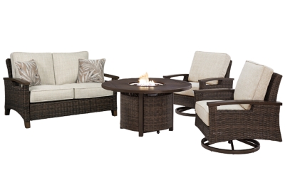 APG-P750-4PC Paradise Trail Outdoor Loveseat and 2 Lounge Chair sku APG-P750-4PC
