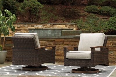 swivel patio set