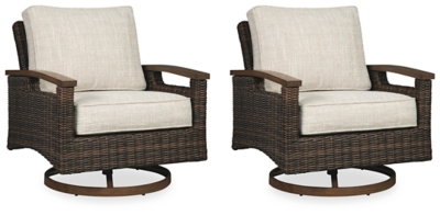 Paradise Trail Outdoor Swivel Lounge Chair (Set of 2)