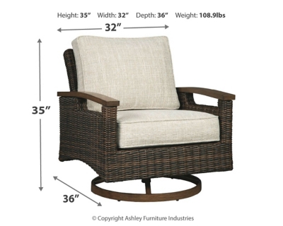 Paradise Trail Swivel Lounge Chair Set Of 2 Ashley Furniture