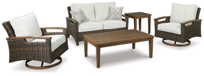 Paradise Trail 5 Piece Outdoor Conversation Set Ashley