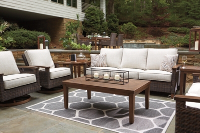 Paradise Trail 5-Piece Outdoor Conversation Set | Ashley Furniture ...