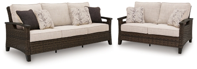 Drakes Beach Outdoor Sofa and Loveseat, , grid