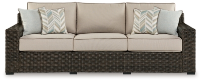 Coastline Bay Outdoor Sofa with Cushion, , large